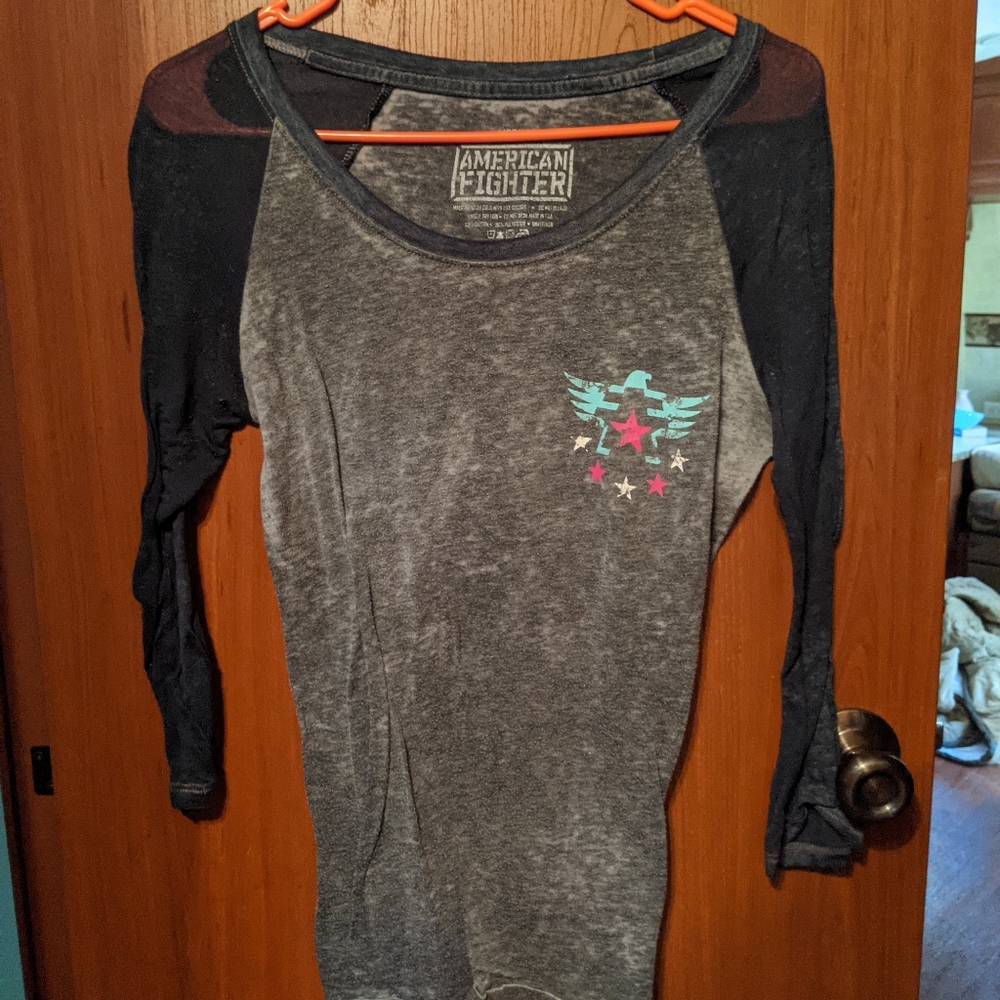 3/4 sleeve American Fighter